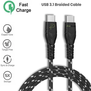 Résistant Rapide Chargement Type C To Câble Pour Samsung Galaxy S25 Bord - Photo 1/17