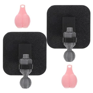  2 Piezas Gancho Cubierta Remolque Mini Enganche Bola Broma Receptor Accesorios - Imagen 1 de 12