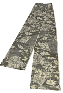Tela Kimono Japonés Vintage Tela Boro Seda Gris Tradición Suciedad 85x7.08 pulgadas - Imagen 1 de 23