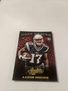 2013 Panini Absolute Aaron Dobson New England Patriots RC Hogg Heaven # 57 - Picture 1 of 2