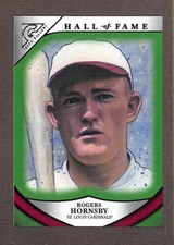 2019 Topps Gallery Hall of Fame #HOFG-10 Rogers Hornsby Green /250