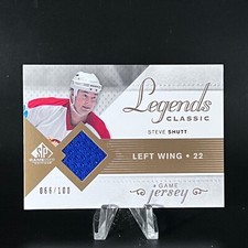 Steve Shutt 2007-08 SP Game Used Legends Classic Game Jersey /100 LOOK!!