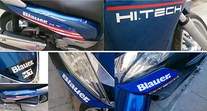 ADESIVI COMPATIBILI HONDA SH 300 BLAUER KIT COMPLETO - Foto 1 di 1