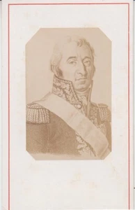 Foto CDV 19. General François de CHASSELOUP-LAUBAT (1754-1833). - Bild 1 von 2
