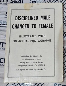 50s Nutrix Tranny Bondage book; cover missing - Picture 1 of 4
