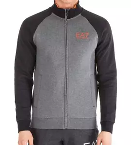 EMPORIO ARMANI EA7 Herren Men Sweatshirt Sweatjacke Pullover Grau SLIM UVP: 115€ - Bild 1 von 5