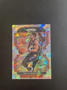 2021-22 Panini Prizm Basketball Devin Booker Silver Cracked Ice Prizm #203 Suns - Picture 1 of 2
