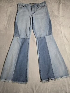 Pantalones de mezclilla retro azul country Almost Famous acampanados para mujer talla 13 Y2K - Imagen 1 de 12