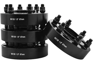 6x135 MM Hub Centric Wheel Adapters 1.5" Thick for 2005-2014 Ford Expedition - Picture 1 of 5