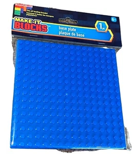 Make-it base plate make it blocks baseplate 10x10 compatible with lego bricks - Picture 1 of 3