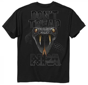 NEW NRA Men's Don't Tread Fangs Out Graphic Shirt Size Large - Picture 1 of 3