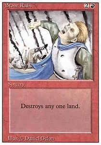 *MRM* ENGLISH 4x Pluie de pierres (Stone Rain)MTG Revised - Picture 1 of 1