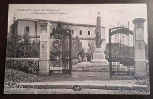 1920ca Canicattì (Agrigento) - parco rimembranza - monumento ai caduti - Imagen 1 de 2