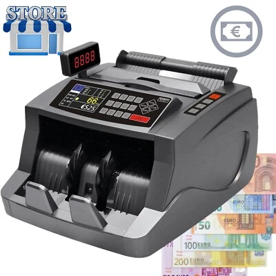 Geldzählmaschine Wertzähler Geldzähler gemischte Geldscheine UV/ MG/IR/MT DE - Bild 1 von 4