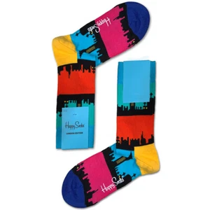 Happy Socks Men's Crew Socks - London Edition Skyline (UK 7.5-11.5 | EU 41-46) - Picture 1 of 1