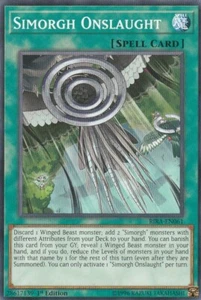 YUGIOH CARD 3 X SIMORGH ONSLAUGHT RIRA-EN061 1ST EDITION - Picture 1 of 1