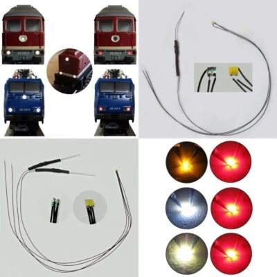 Conversion Kit Duo LED 0605 SMD with Cable Light Change Locomotives Railcars Digital Analogue - Image 1 of 4