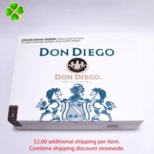 Don Diego Sun Grown Babies Empty Wood Cigar Box 8.25" x 6.25" x 2.5" - Picture 1 of 9