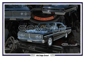 1966 Dodge Coronet Poster Print - Picture 1 of 1
