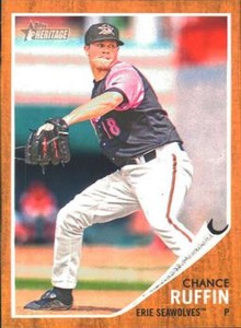 2011 Topps Heritage Minor League #165 Chance Ruffin (Prospect / Rookie Card) NM-