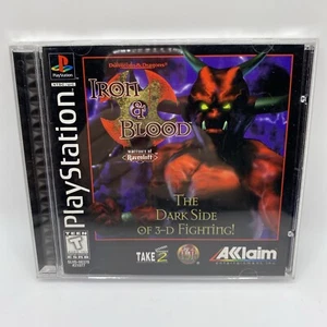 Advanced Dungeons & Dragons: Iron & Blood PlayStation 1 PS1 Tested Works - Picture 1 of 7