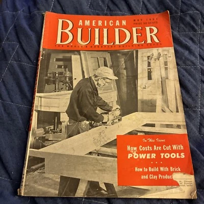American Builder Magazine May 1951 Complete With Blueprints - Image 1 of 4