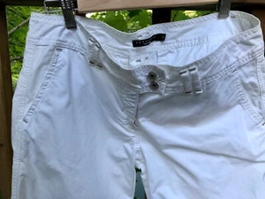 Sanctuary Wide Leg Capri Pants in White - Women’s 8 - NWOT - Picture 1 of 9