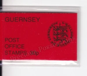GUERNSEY POSTAGE STAMP BOOKLET 1979 SB18 30p RED SACHET IN PLASTIC SLEEVE - Picture 1 of 1