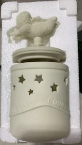 VTG Snowbabies “Count Your Lucky Stars” Candle Jar Dept.56 #56.69129 Retired NIB - Picture 1 of 8