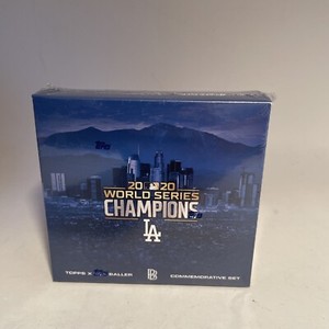 Sealed - 2020 Topps x Ben Baller Los Angeles Dodgers World Series Champion's set