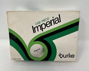 Burke Golf Balls Imperial Victor Illinois Set of 12 New in Package w Box Wear - Picture 1 of 9