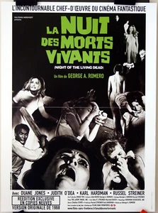 La Nuit des Morts Vivants, THE NIGHT OF THE LIVING DEAD, ROMERO, poster - Photo 1/1