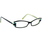 Jean Lafont Okulary Noemie 3011 Niebieskie/Zielone Kocie Oprawki Okulary Francja 53[]13 138