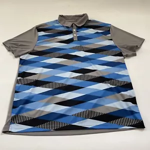 Polo golf uomo LOUDMOUTH moderna RETRO multicolore 3XL stampa all over Argyle - Foto 1 di 9