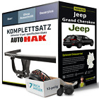 Produktbild - Für JEEP Grand Cherokee Typ WK Anhängerkupplung starr +eSatz 13pol 07.13- NEU