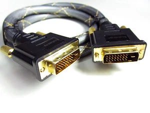 KnuKonceptz Silver Plated Copper Monster DVI-D Dual Link 24 + 1 2M 6 Foot Cable - Picture 1 of 2