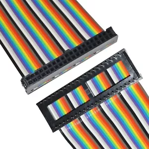 40 Pin Male IDC Connector Ribbon Cable with Female Socket, 18 Inch - Picture 1 of 5