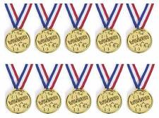 Plastic Gold Medals Winners Medals Sports medals For Kids Party Bag Fillers