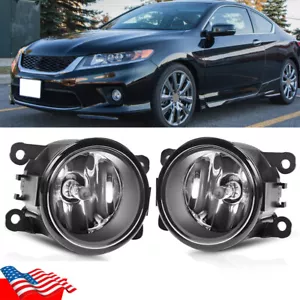 Clear Lens Bumper Fog Light Driving Lamp For Honda Accord Coupe 2013 2014 2015 - Bild 1 von 20