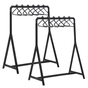  Set 2 Appendiabiti per Bambole - Mini Porta Indumenti per Piccole Bambole Vestire - Foto 1 di 18