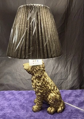 Lámpara de mesa Novogratz para perro difícil de encontrar viral TikTok Golden Doodle Labradoodle, nueva con etiquetas Foto 1 de 4