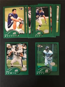 Juego de 14 cartas del equipo Baltimore Ravens 2002 Topps Collection Ed Reed RC - Imagen 1 de 1
