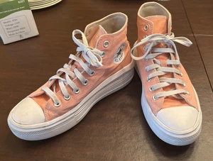Converse Chuck Taylor All Star Move Platform Hi Top melocotón/blanco para mujer 8,5 - Imagen 1 de 8