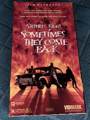 Sometimes They Come Back (VHS 1994) Stephen King Horror Movie  - Image 1 of 4