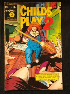 Cómic de innovación de película de terror de Halloween Child's Play 2 edición #2 1991 - Imagen 1 de 2