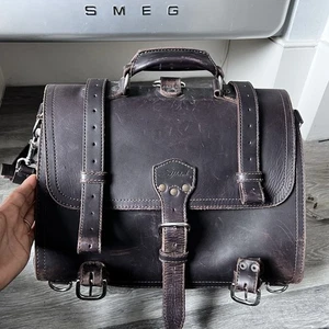 Saddleback Leather Large Classic Briefcase BROWN Pre Owned - Picture 1 of 16