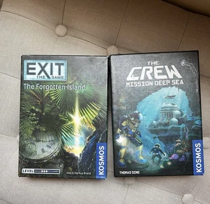 Exit Forgotten Island & The Crew Board Card Game - Picture 1 of 1