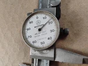 Mitoyo 6" Dial Calipers Missing Lense - Picture 1 of 10
