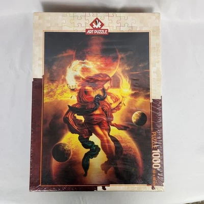 New Sealed Art Puzzle Ciro Marchetti "Water and Fire" 1000 Pc Fantasy - Image 1 of 4