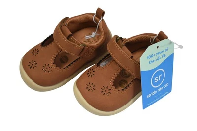 Stride Rite 360 Cheyenne Mary Jane Zapatos Niñas Talla 3M Tostado Niño Bebé Foto 1 de 4